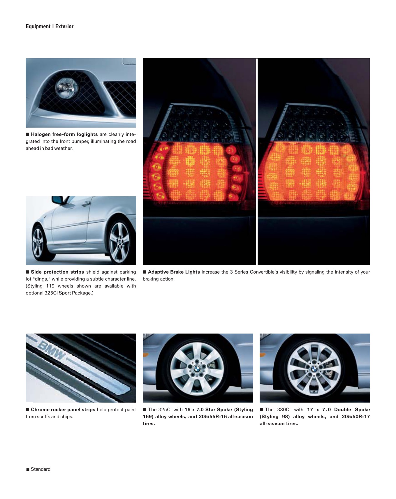 2006 BMW 3-Series Convertible Brochure Page 8